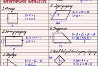 7 Rumus Bangun Datar dan Gambarnya Lengkap